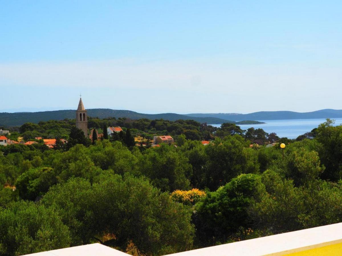 Villa Gaby Luxus Apartment 1 Schlafzimmer, Pool und wunderschönem Panorama Meerblick Božava Exterior foto